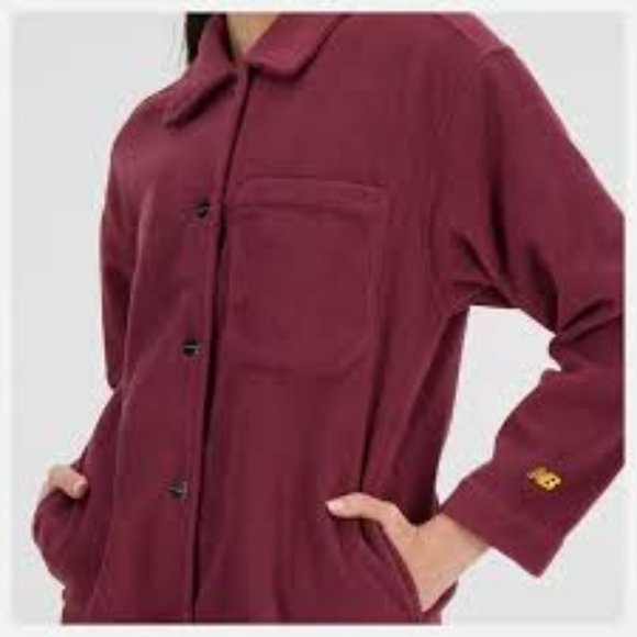 New‎ Balance Polarfleece Shacket - Picture 1 of 7